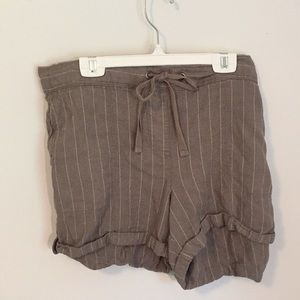 Adorable Striped Linen Shorts